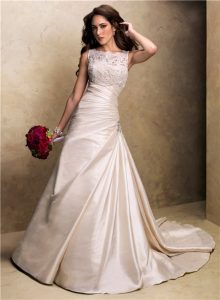 Champagne Color Wedding Dress