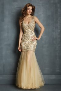 Champagne Colored Prom Dresses