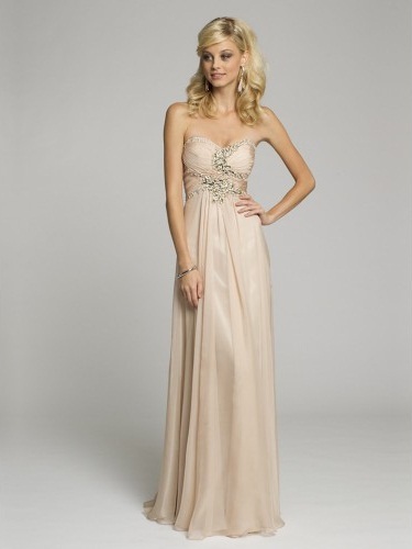 Champagne Maxi Dress | DressedUpGirl.com