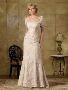 Champagne Mother of the Bride Dress