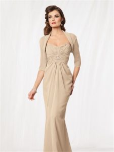 Champagne Mother of the Bride Dresses