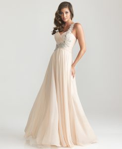 Champagne Prom Dress