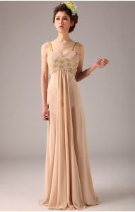 Chiffon Champagne Dress