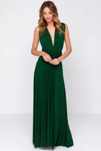 Dark Green Maxi Dress