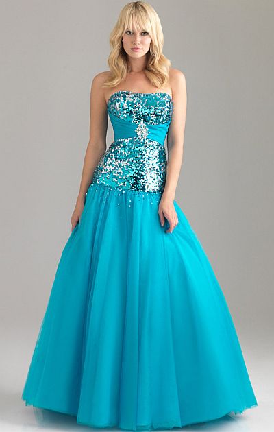 Drop Waist Prom Dress | DressedUpGirl.com