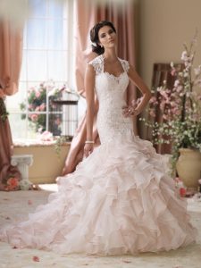 Drop Waist Mermaid Wedding Dress