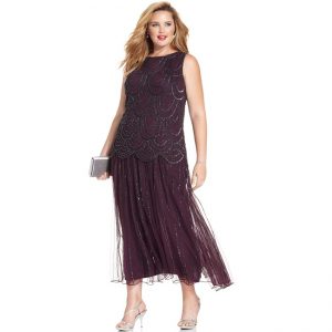 Drop Waist Plus Size Dress