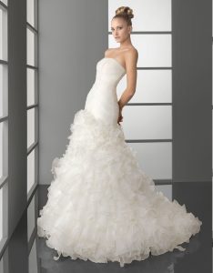 Drop Waisted Wedding Dresses