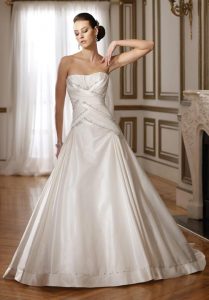 Dropped Waist Wedding Dress