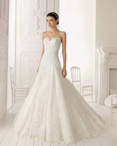 Dropped Waist Wedding Dresses