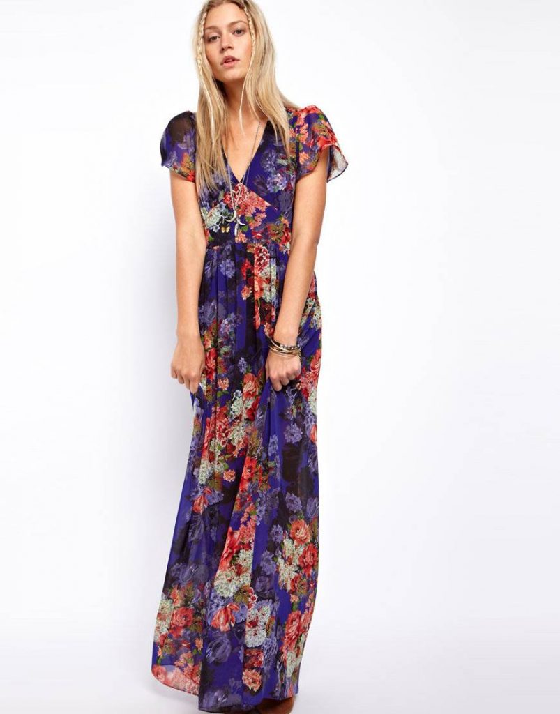 Floral Maxi Dress | DressedUpGirl.com