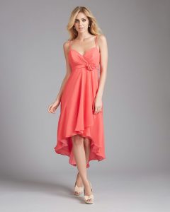 High Low Chiffon Bridesmaid Dresses