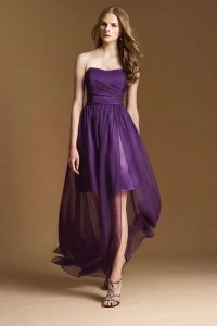 High Low Chiffon Bridesmaid Dresses