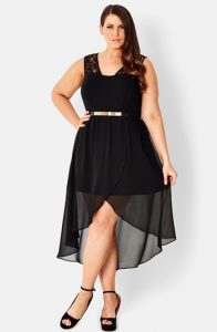 High Low Plus Size Dress