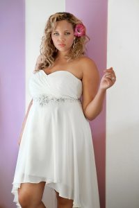 High Low Plus Size Wedding Dresses