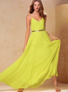 Lime Green Maxi Dress