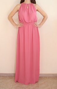 Long Pink Maxi Dress