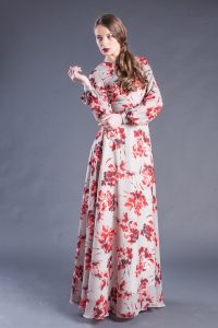 Long Sleeve Floral Maxi Dress