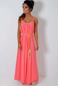 Maxi Dress Coral