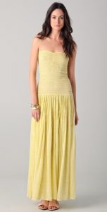 Maxi Dress Drop Waist