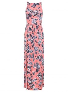 Pink Floral Maxi Dress