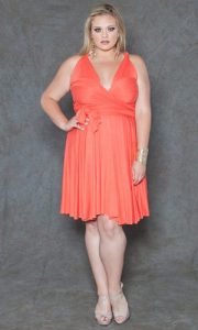 Plus Size Convertible Wrap Dress