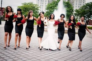 Black Bridesmaid Dress