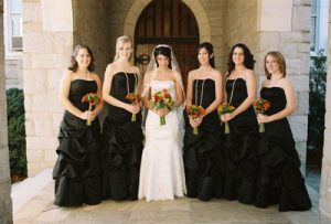 Black Bridesmaids Dress