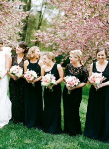 Black Bridesmaids Dresses