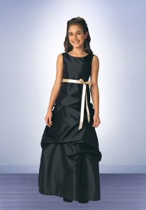 Black Junior Bridesmaid Dresses