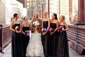 Black Long Bridesmaid Dresses