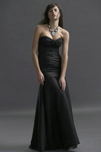 Black Mermaid Bridesmaid Dresses