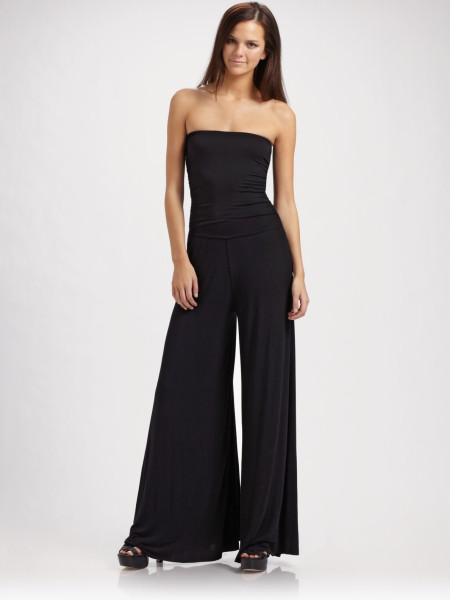 Black Strapless Jumpsuits | DressedUpGirl.com