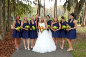 Blue Bridesmaid Dress