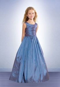 Blue Junior Bridesmaid Dresses