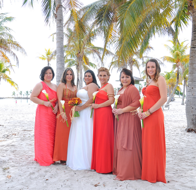 Coral Bridesmaid Dresses | Dressed Up Girl