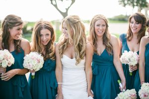 Bridesmaid Dress in Teal