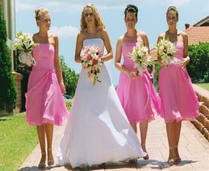 Bridesmaid Dresses Pink