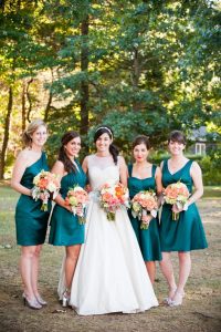 Bridesmaid Dresses Teal