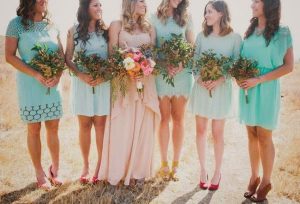 Bridesmaid Dresses in Turquoise