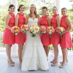 Coral Bridesmaid Dresses