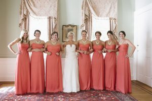 Coral Bridesmaids Dresses