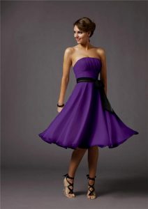 Dark Purple Bridesmaid Dresses