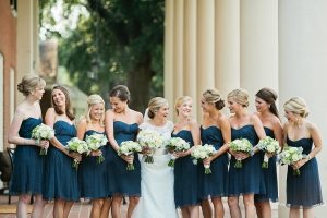 Dark Teal Bridesmaid Dresses