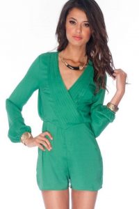 Emerald Green Romper