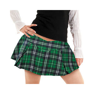 Images of Green Plaid Skirt
