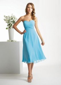 Light Blue Bridesmaid Dress