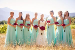 Light Turquoise Bridesmaid Dresses