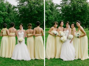 Light Yellow Bridesmaid Dresses