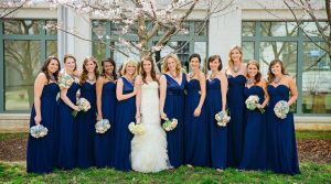 Navy Blue Bridesmaid Dresses